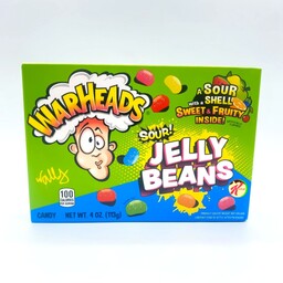 جیلی بیلی ترش و شیرین وارهدز با طعم میوه ای (113 گرم) warheads

