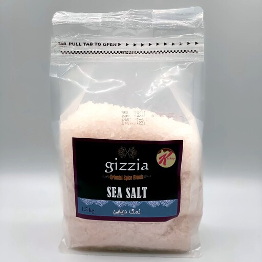 نمک دریا گیزیا (1.5 کیلو گرم) gizzia

