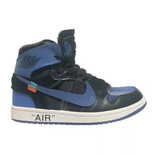 کتونی ایر جردن وان مشکی آبی air jordan 