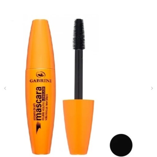  ریمل حجم دهنده مشکی و بلند کننده گابرینی نارنجی مدل mascara longlash