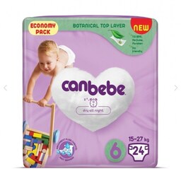 پوشک بچه جان به به (Canbebe) سایز 6 (24عددی