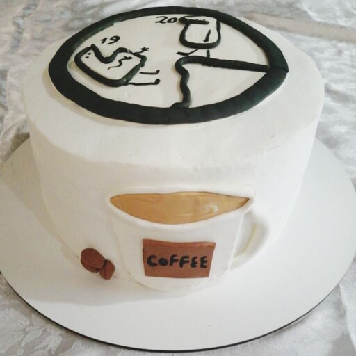کیک خامه ای، مدل قهوه