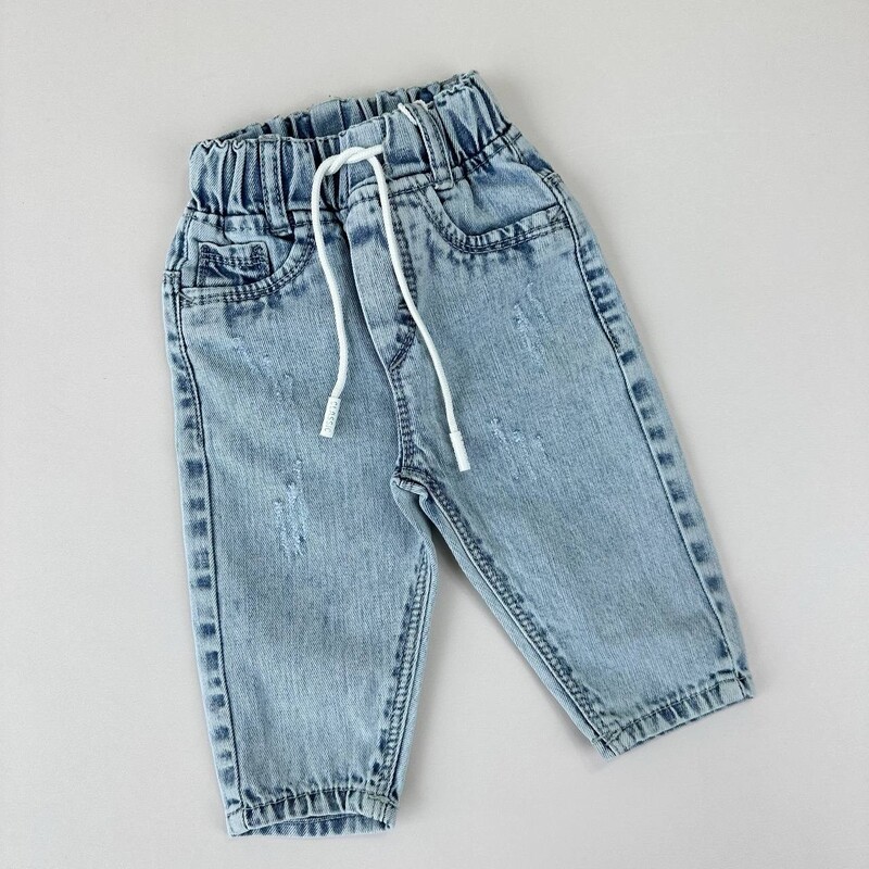 شلوار لی جنس جین کشی سایز 35 تا 50 مناسب سایز 4 ماه تا 2 سال 