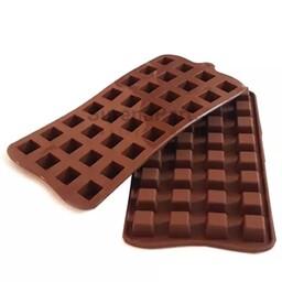 قالب سیلیکونی شکلات طرح حبه قند ابعاد 10 در 20 سانت برند سورنا پارت 