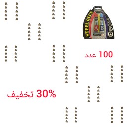 چسب فولاد اسپیران مدل سوپر وزن 14 گرم (بسته 100 عددی)