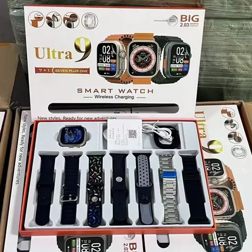 ساعت هوشمند مدل ULTRA 8 تمام صفحه نمایش 49mm سری 8