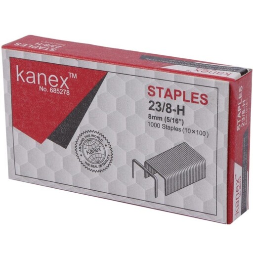 سوزن منگنه کانکس Kanex 685278 سایز 23.8 بسته 1000 عددی