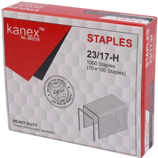 سوزن منگنه کانکس Kanex 685278 سایز 23.17 بسته 1000 عددی 