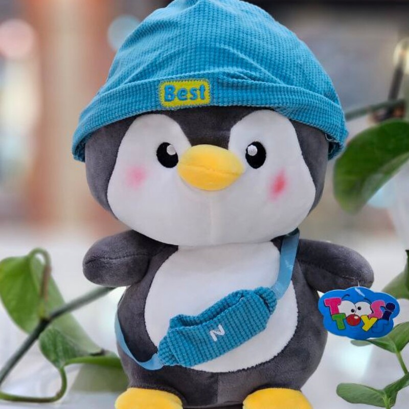 عروسک پنگوئن نانو کیف دار خارجی ضد حساسیت بهرتین کیفیت قابل شستشو
