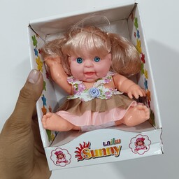 عروسک تپل جعبه دار عروسک کوتوله عروسک تمام گوشتی عروسک مفصلی تپل عروسک چشم رنگی عروسک دختر تپل دختر کوچک 