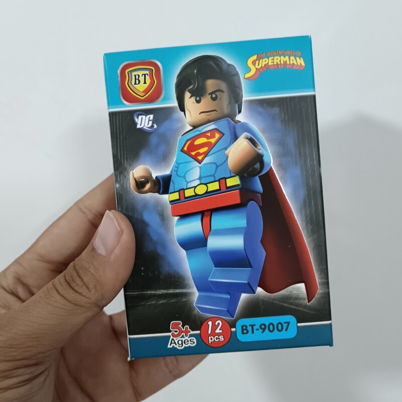لگو سوپرمن لگو نینجا مدل سوپر من لگو شخصیت های سینمایی مدل سوپرمن لگو ریز برند بی تی لگو برند BT 