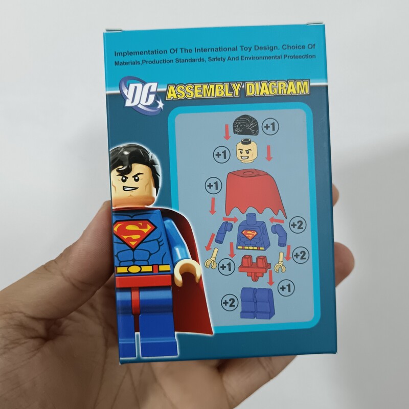 لگو سوپرمن لگو نینجا مدل سوپر من لگو شخصیت های سینمایی مدل سوپرمن لگو ریز برند بی تی لگو برند BT 