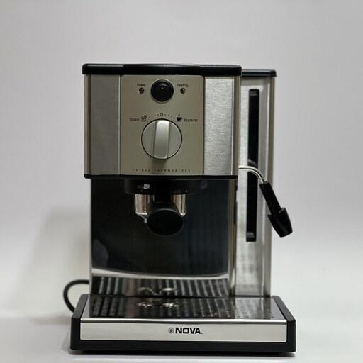 قهوه ساز نوا مدل NCM139EXPS استیل 1000 وات
