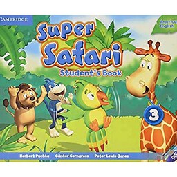 امریکن سوپر سفری جلد سوم به همراه سی دی آموزشی  American Super Safari 3