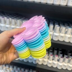 پالت (سینی) ترکیب رنگ پلاستیکی رنگی طراحی
