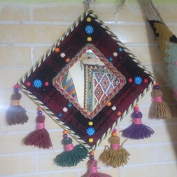 آینه سنتی جاجیم بافی دیوار آویز