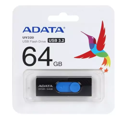 فلش 64 گیگ adata usb3.2 با گارانتی مادام العمر 