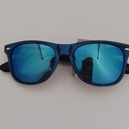 عینک آفتابی طرح چوب رنگ آبی بسیار شیک جذاب