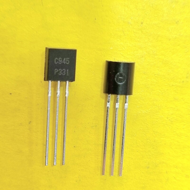 بسته 2 عددی ترانزیستور  c945 مرغوب مناسب کاردستی و مدار های الکترونیکی سه پایه 