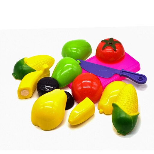 میوه برشی 7 تکه پلاستیکی آموزشی 