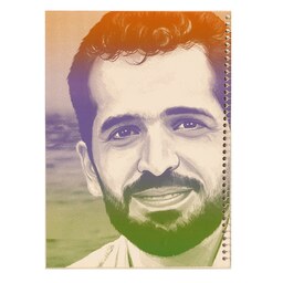 دفتر 50برگ فنر دار بهشت طرح شهید احمدی روشن