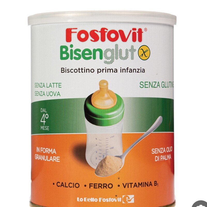 پودر بیسکوییت فسفوویت بالای 4 ماه وزن دهی بسیار بالا حاوی انواع ویتامین محصول ایتالیا 
