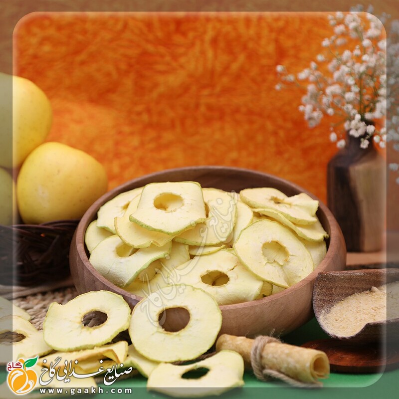 سیب خشک  گاخ  با پوست 100 گرم