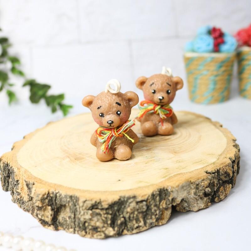 شمع خرس تدی در رنگ های مختلف مناسب گیفت تولد ،عروسی،جشن دندونی و...