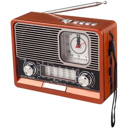 رادیو اسپیکر بلوتوثی رم و فلش خور  و دارای چراغ قوه بسیار قوی KTF-1647  (ارسال سریع - پس کرایه)