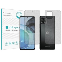 گلس صفحه نمایش و پشت گوشی ضدضربه مات مخصوص موتورولا Moto G72 برند راک اسپیس    