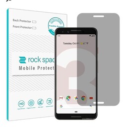 گلس ضدضربه حریم خصوصی(ضدفضولی) مخصوص گوشی  گوگل Pixel 3 برند راک اسپیس 