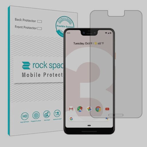 گلس ضدضربه شفاف مخصوص گوشی گوگل Pixel 3 XL برند راک اسپیس     