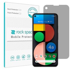 گلس ضدضربه حریم خصوصی(ضدفضولی) مخصوص گوشی  گوگل Pixel 4a 5G برند راک اسپیس 