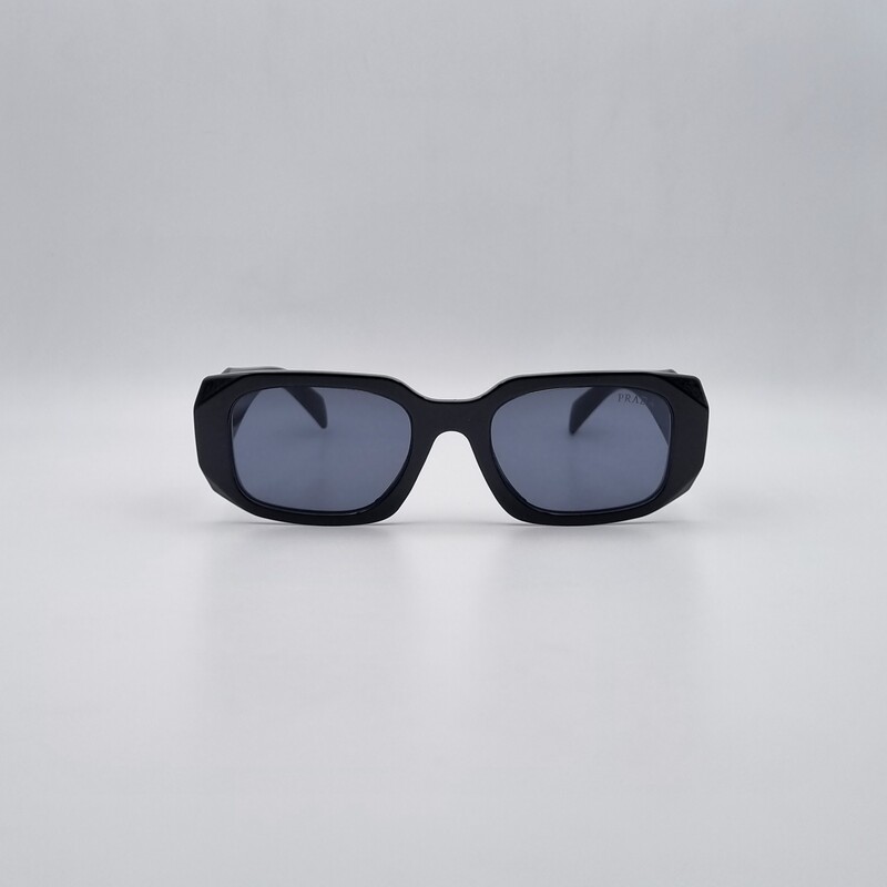 عینک آفتابی پرادا مشکی دسته سه بعدی اسپرت مردانه و زنانه 