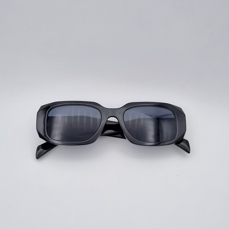 عینک آفتابی پرادا مشکی دسته سه بعدی اسپرت مردانه و زنانه 