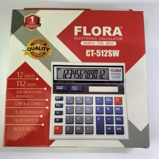 ماشین حساب flora ct-512s