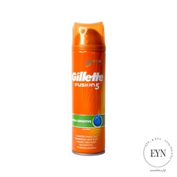 ژل اصلاح ژیلت مدل fusion 5 ultra sensitive حجم 200 میلی لیتر ا gillette fusion 5 ultra sensitive gel 200 ML