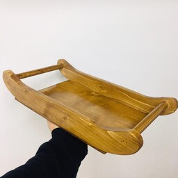 سینی چوبی طرح قایقی