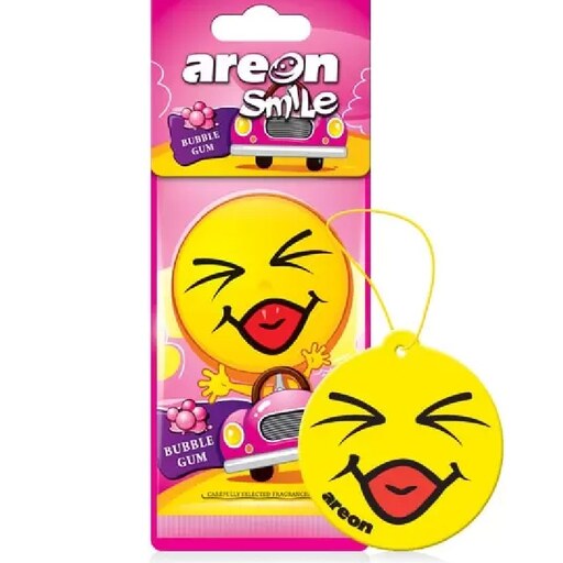 خوشبو کننده کارتی Smile آرئون رایحه Bubble Gum بابل گام