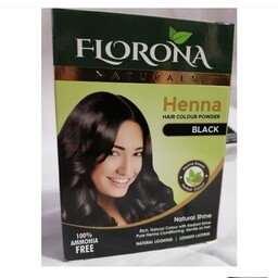 حنا طبیعی فلورونا رنگ مشکی یکی از محصولاتی است که برای رنگ دادن به موها ،قیمت برای هر بسته 6تا شاسته میباشد