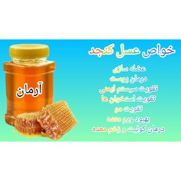 عسل کنجد 1000 گرمی آرمان                          