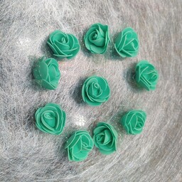 گل فوم ده تایی سبز آبی 
