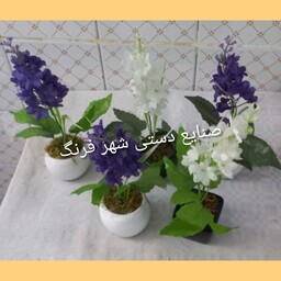 گل سنبل پارچه ای