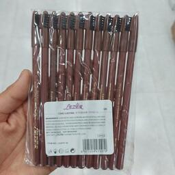 مداد ابرو برس دار برند لیزر بسته 12 تایی