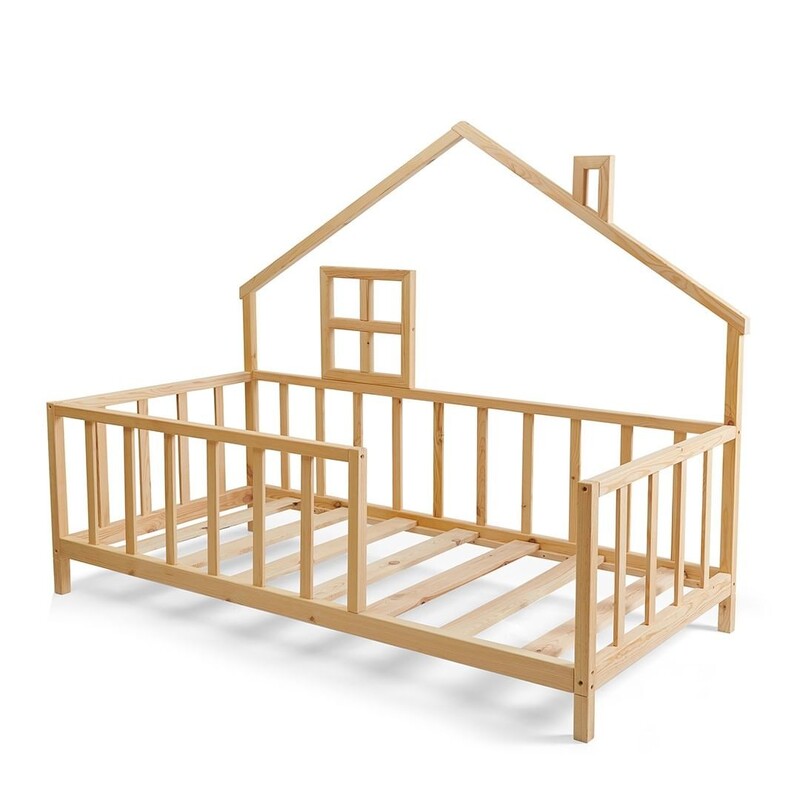 تخت خواب کلبه ای کودک تمام چوب سفارشی ساز نیوهوم ارسال رایگان