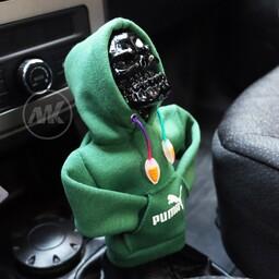 هودی دنده ماشین - هودی سر دنده خودرو جنس دورس رنگ سبز برند minikoook