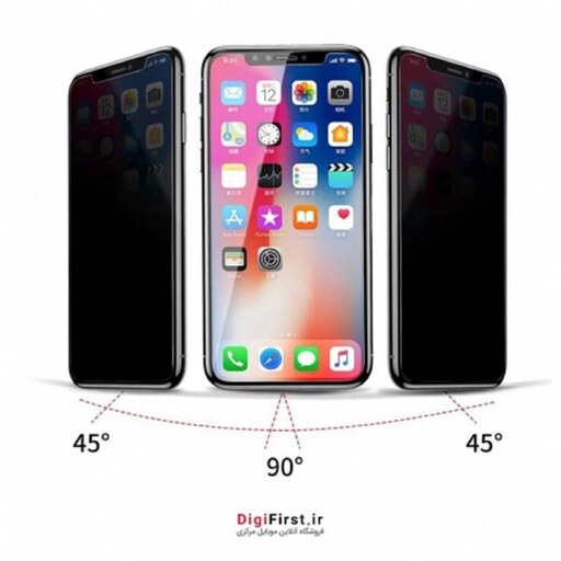 محافظ صفحه نمایش سرامیکی پرایویسی مناسب برای گوشی موبایل اپل iPhoneXوiPhoneXSوiPhone11Pro