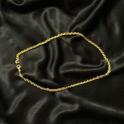 زنجیر مردانه استیل طلایی رنگ ثابت