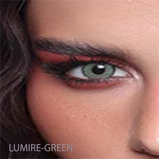 لنز رنگی سبز روشن روزانه دهب lumiere-green