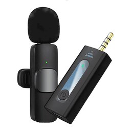 میکروفون یقه ای بیسیم K35 Wireless Microphone - میکروفون بلوتوثی دوربین اسپیکر آمپلی فایر 